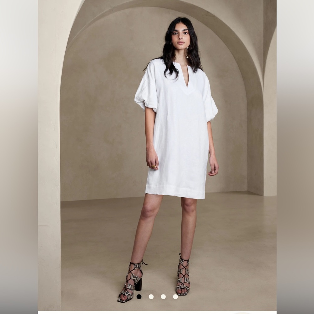 Banana Republic Livia Linen Mini Dress M
